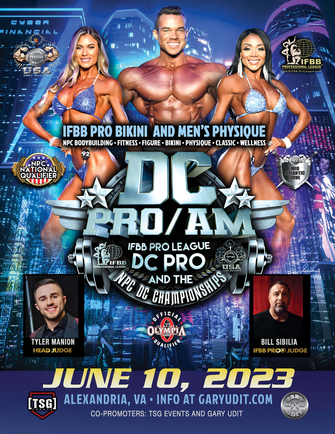 2023 NPC / IFBB Pro League DC PRO AM